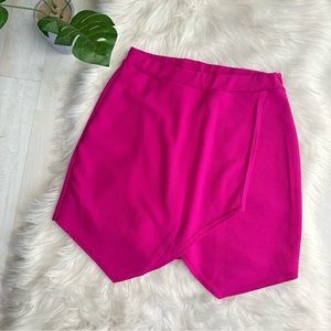 NWOT Boohoo Tall Purple Layered Pull On Skort, 8